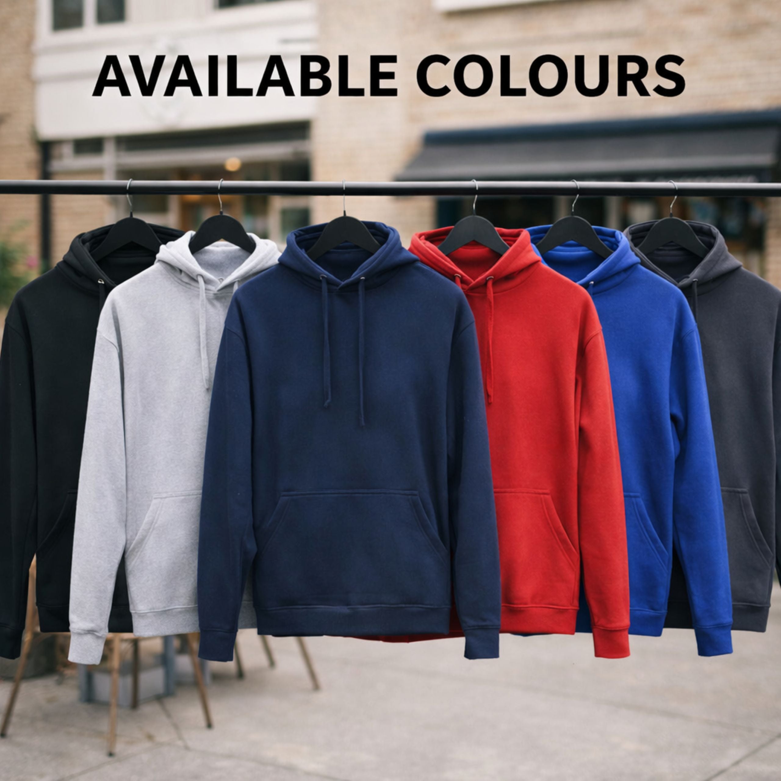 RTX workwear hoodies available colours including black navy royal blue red and grey
