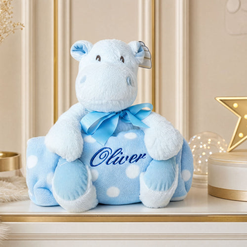 Discover our range of plush toys, personalised with embroidered names, dates, or messages