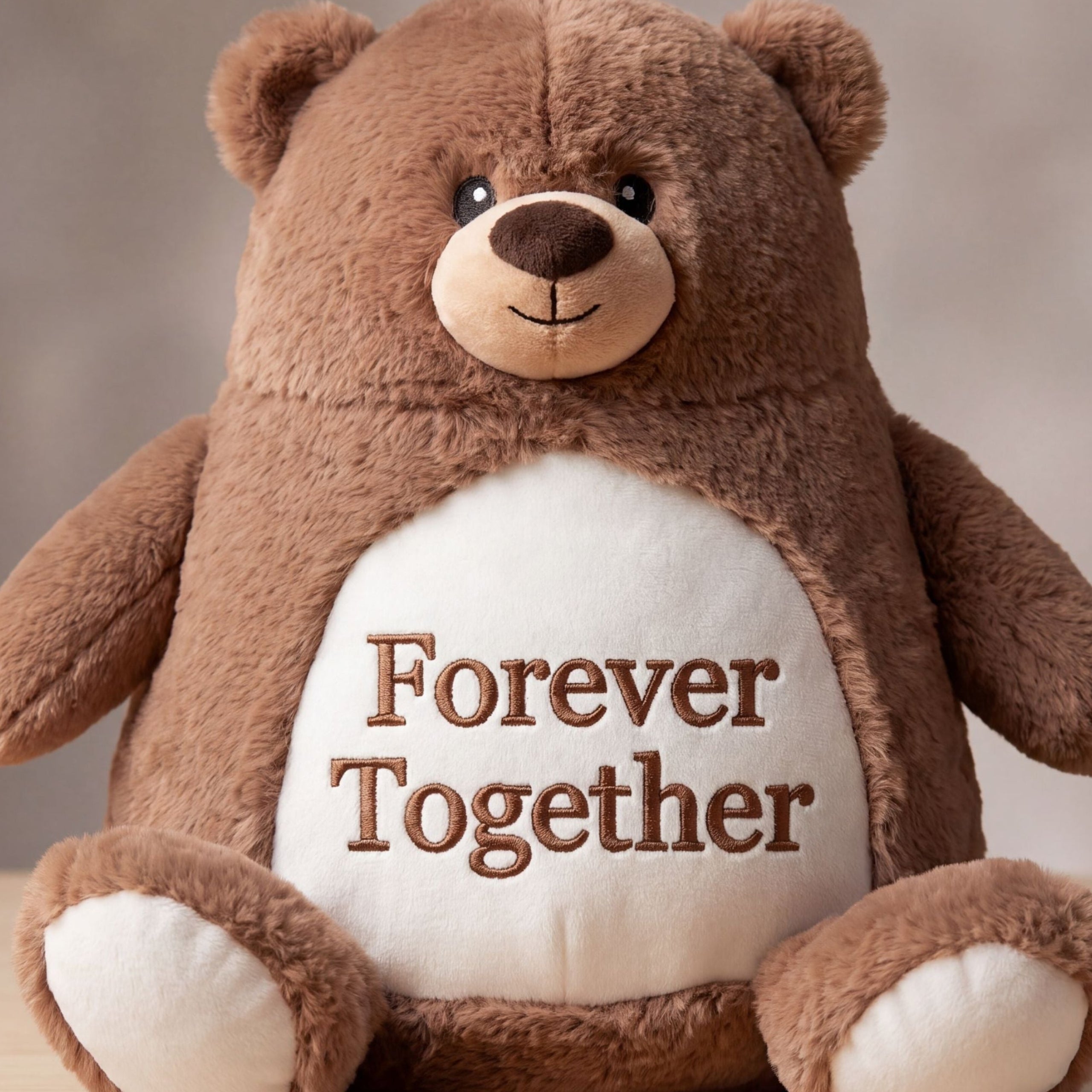 Personalised Embroidered Soft Teddy Bear. Cute Keepsake